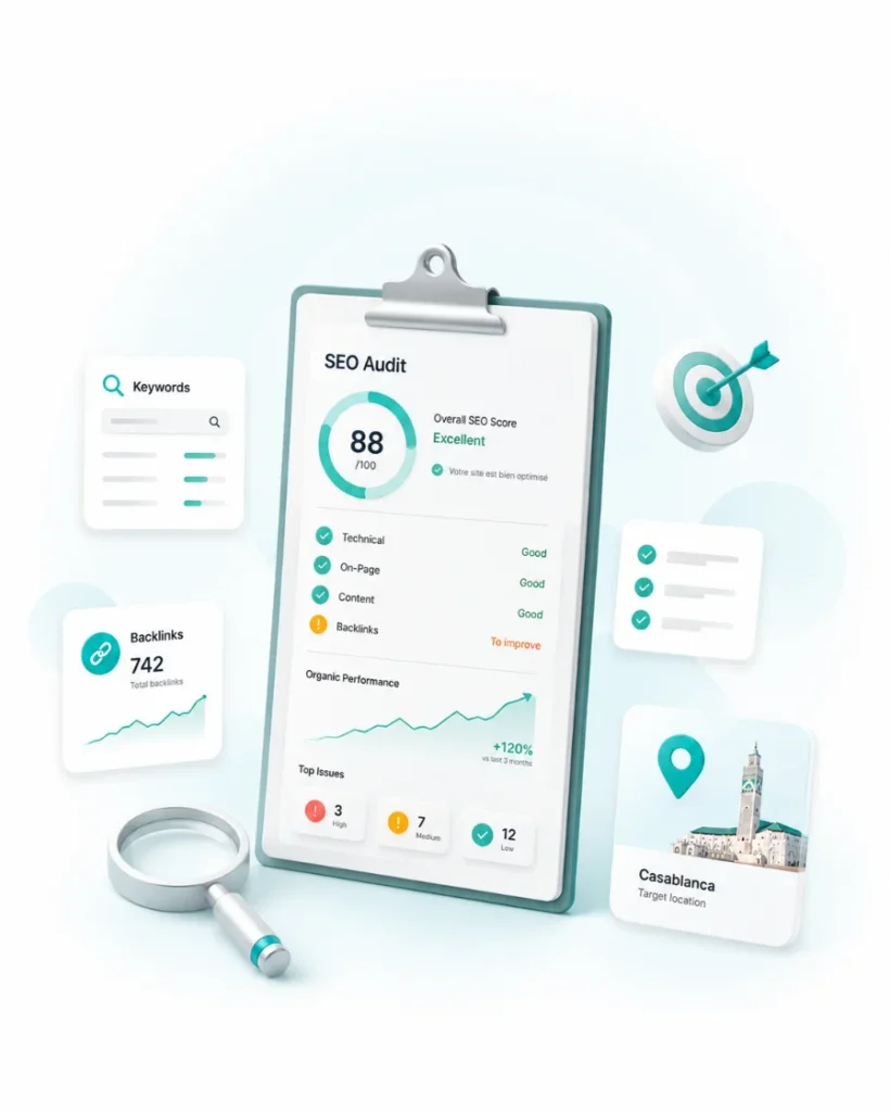 pack audit seo à Casablanca