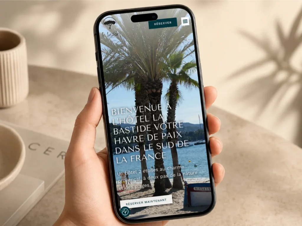 le site hôtel la bastide sur mobile