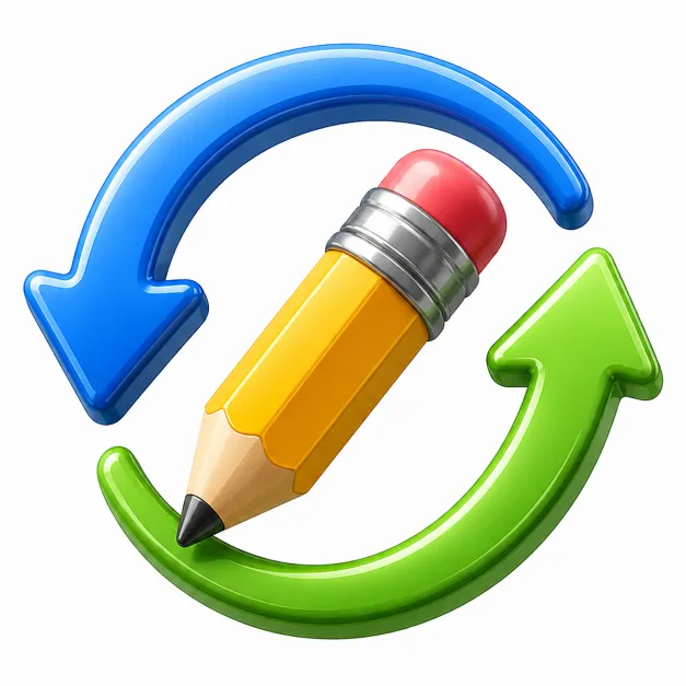 icone rounds de correction du logo