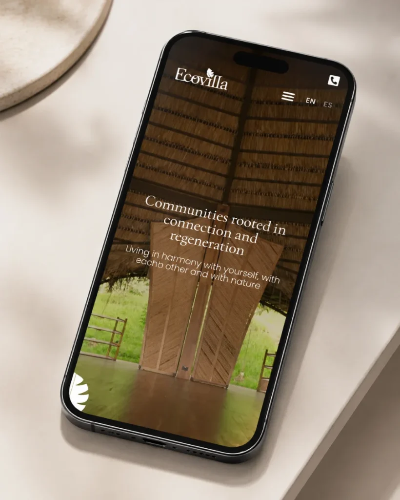 le site de laecovilla sur mobile