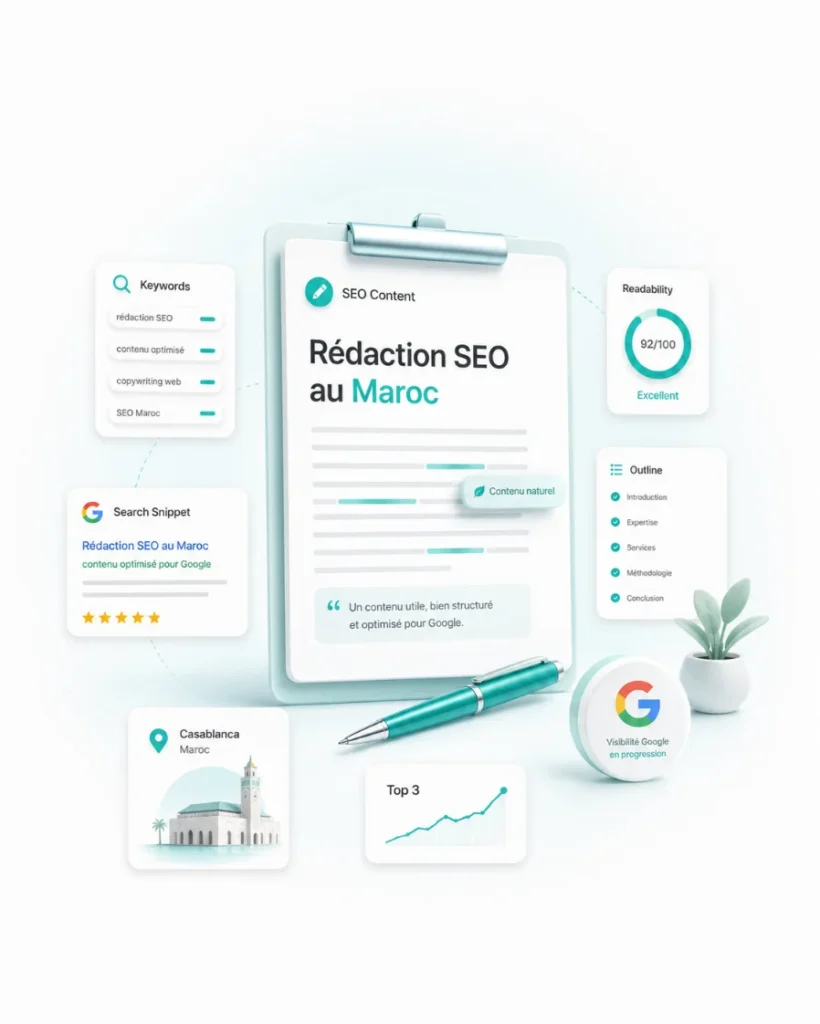 pack redaction seo à Casablanca