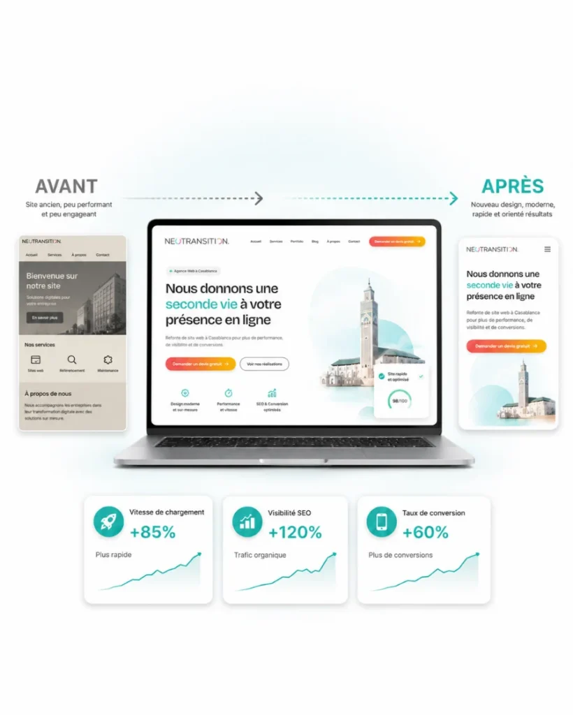pack refonte site web à Casablanca