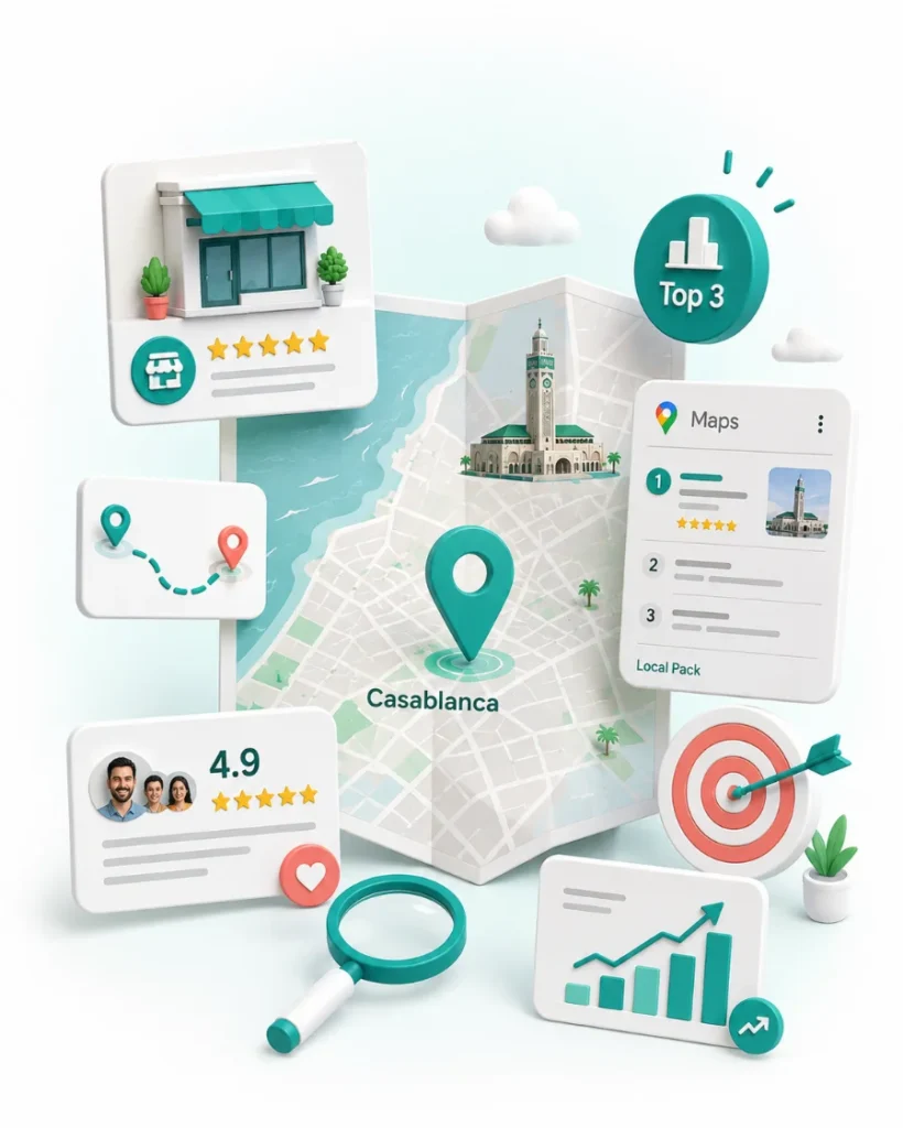 pack seo local à Casablanca